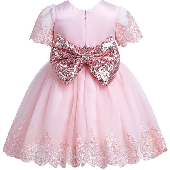 rose gold dress baby girl